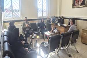 برگزاری جلسه رئیس شبکه بهداشت و درمان با رئیس محترم کمیته امداد شهرستان سرچهان