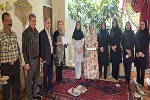 بازدید سرپرست شبکه بهداشت ودرمان، معاون بهداشت و کارشناسان ستاد شبکه  از سالمندان شهرستان سرچهان