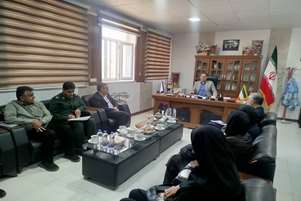 برگزاری جلسات هماهنگی اردوی جهادی گروه شهید شعبانی در فرمانداری و شبکه بهداشت و درمان سرچهان