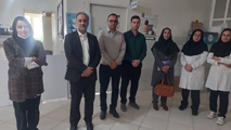 بازدید سرپرست شبکه بهداشت و درمان و سرپرست معاونت بهداشت  و مرکز بهداشت از مراکز جامع سلامت بخش‌های توجردی، حسامی و باغ‌صفا 