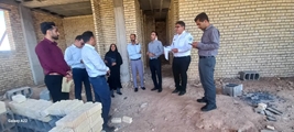 بازدید رییس شبکه بهداشت و درمان سرچهان از ساختمان در حال ساخت پایگاه اورژانس ۱۱۵ باغصفا
