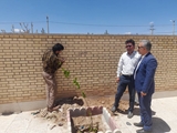 آیین کاشت نهال به یاد رهبر شهید، سرداران شهید، شهدای جنگ تحمیلی و شهدای سلامت در شهرستان سرچهان