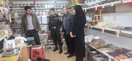 بازدید مشترک کارشناسان بهداشت شبکه بهداشت و درمان شهرستان سرچهان و نیروی انتظامی از عطاری‌های سطح شهرستان