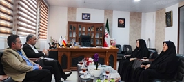 دیدار سرپرست و معاون شبکه بهداشت و درمان سرچهان با فرماندار این شهرستان