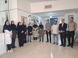 دیدار سرپرست شبکه بهداشت و درمان سرچهان از مرکز جامع سلامت شهر توجردی در هفته ملی جمعیت و سلامت