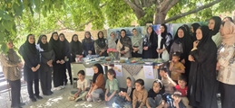 برگزاری جشنواره غذای سالم در روستای  ده‌زیارت سرچهان  به مناسبت هفته سلامت و جمعیت